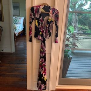 Ducci floor length dress in wraparound style